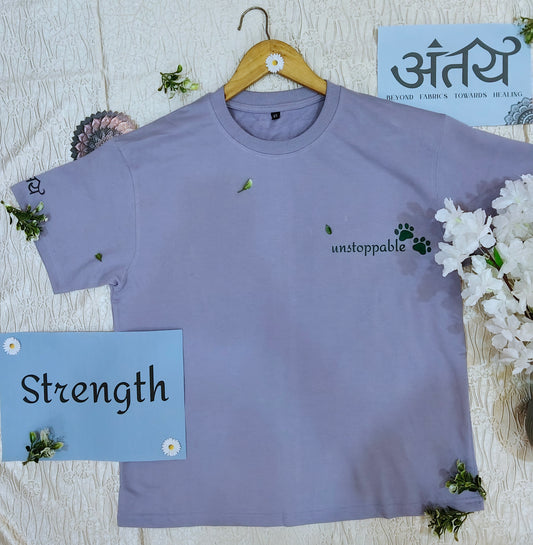 Unstoppable Relaxed fit T-shirt Blue Moon, Strength Collection